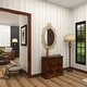 preview thumbnail 41 of 56, Brown Wood Storage Bench with Upholstered Seat - 42 x 15 x 20
