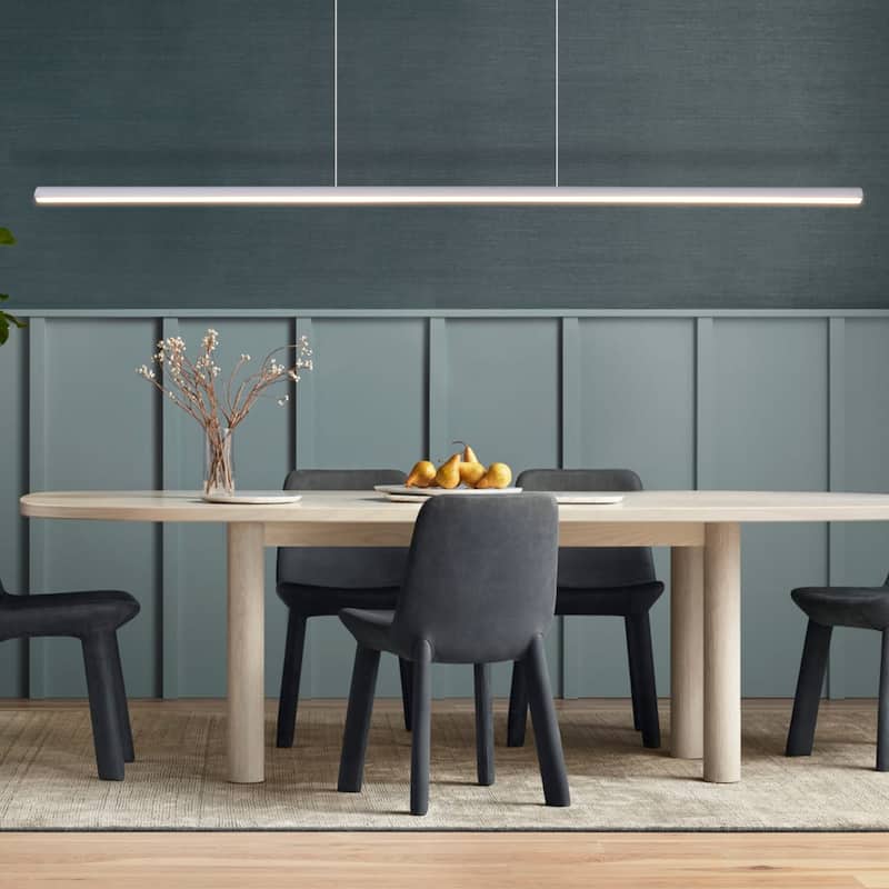 OYIPRO Kitchen Island Pendant Lighting Integrated LED Linear Light Fixture