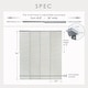 preview thumbnail 44 of 77, GoDear Design 99.99% Blackout & Sheer Natural Woven Adjustable Sliding Panel Track Blinds, Vertical Blinds, 45.8"- 86" W x 96" L