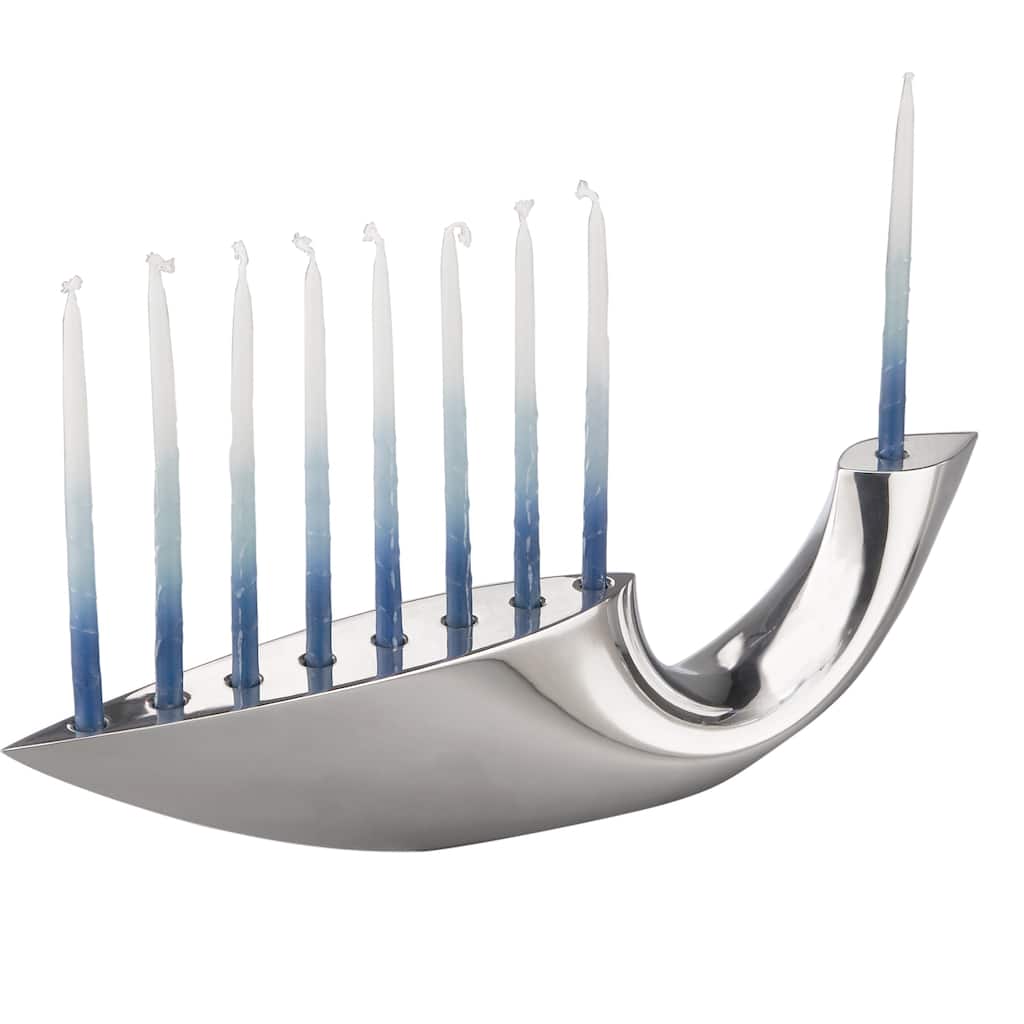 Nambe Illume Menorah Hanukkah Menorah Candle Holder