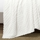 preview thumbnail 9 of 8, Lush Decor Super Cozy Ultra Soft Sherpa Jacquard Geo Bedspread/Blanket