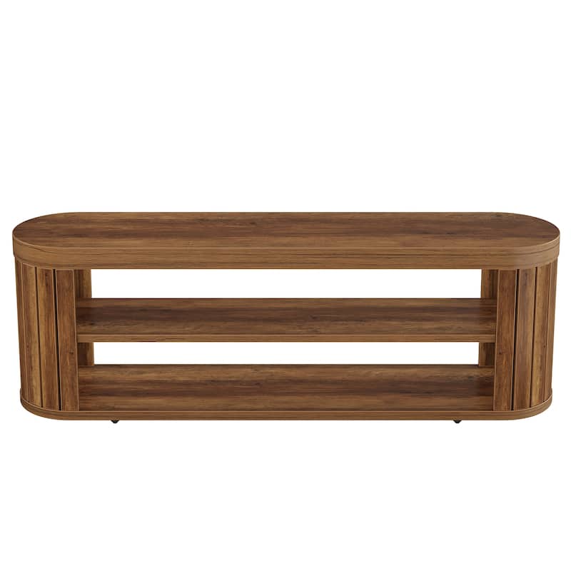 TV Stand with Storage Shelf, Media Console, Living Room Bedroom Entertainment Center Accent Television Stand