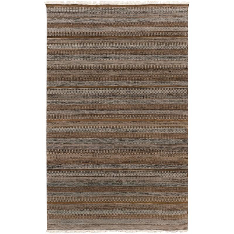 Hand-woven Tessa Stripe Wool Area Rug