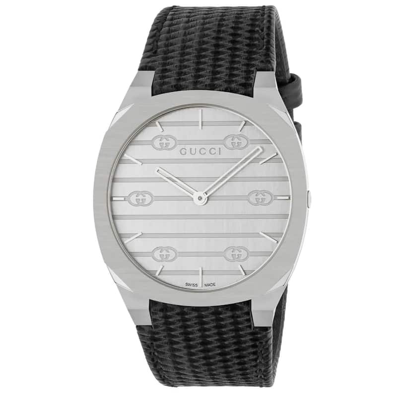 Gucci Women's 25H Silver Dial Watch - YA163419 - 6 (36)