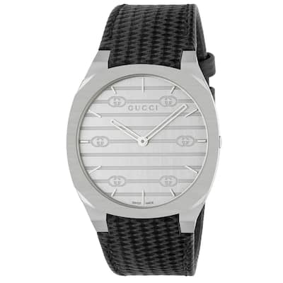 Gucci Women's 25H Silver Dial Watch - YA163419 - 6 (36)