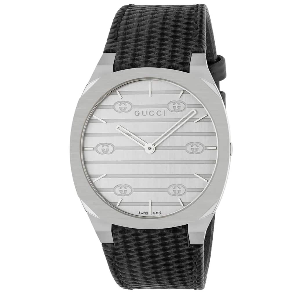 Gucci Women's 25H Silver Dial Watch - YA163419 - 6 (36)