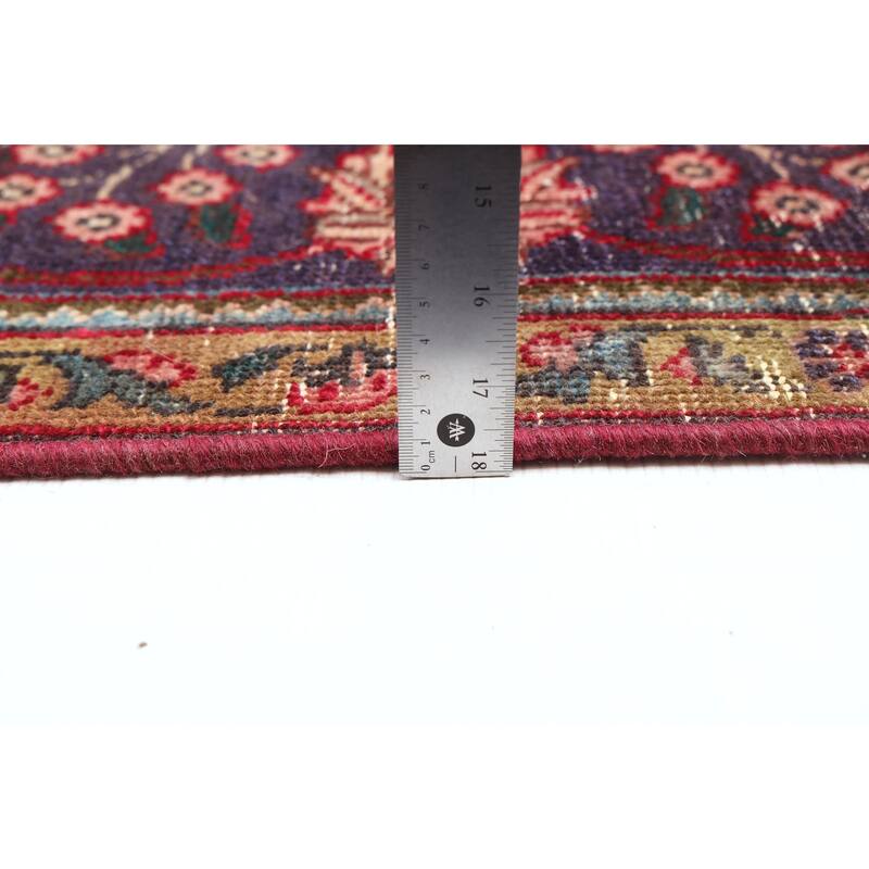 ECARPETGALLERY Hand-knotted Antalya Vintage Red Wool Rug - 6'7 x 9'8