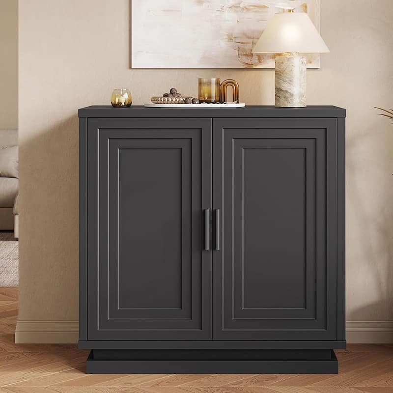 Buffet Sideboard Cabinet with Storage Doors Adjustable Shelves