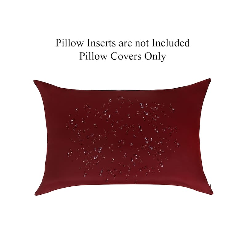A1HC All-weather Waterproof Outdoor Throw Pillow Covers, Set of 2