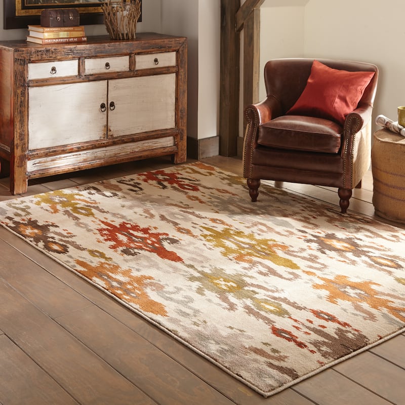 Style Haven Cassandra Tribal Ikat Area Rug