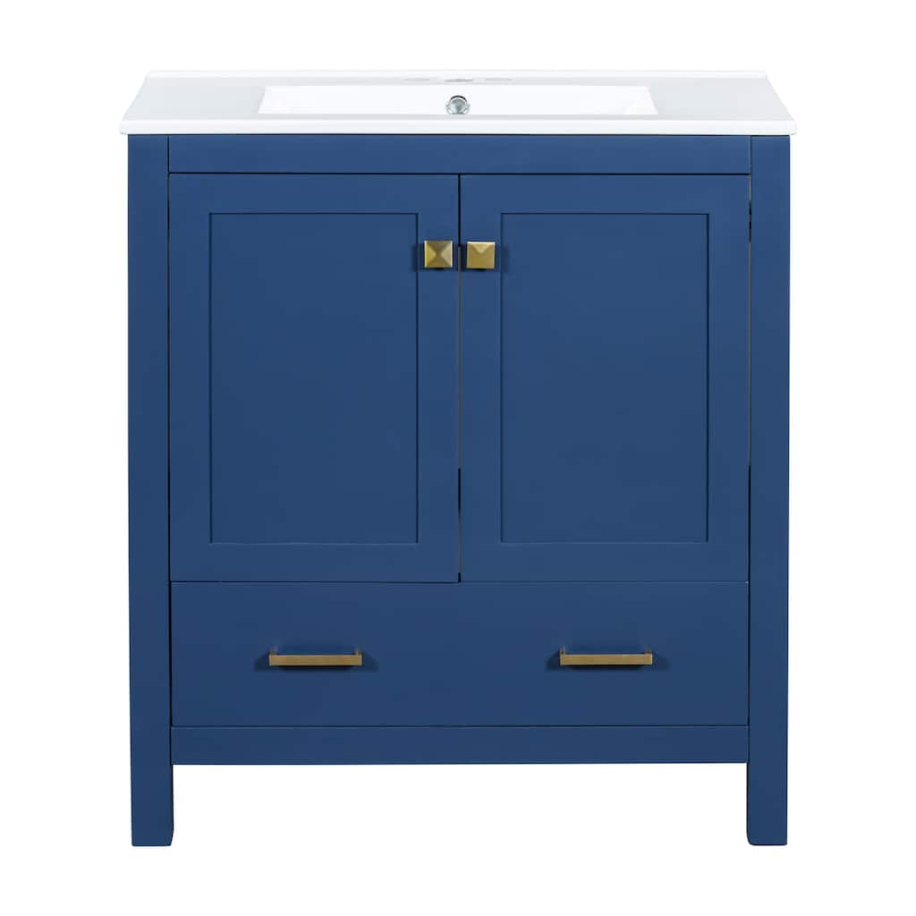 30" Bathroom Vanity with Single Sink