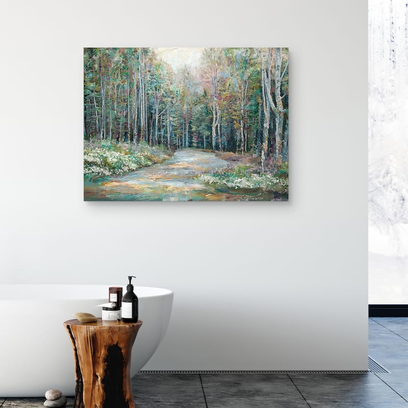Spring Trail by Studio Arts Canvas Art Print