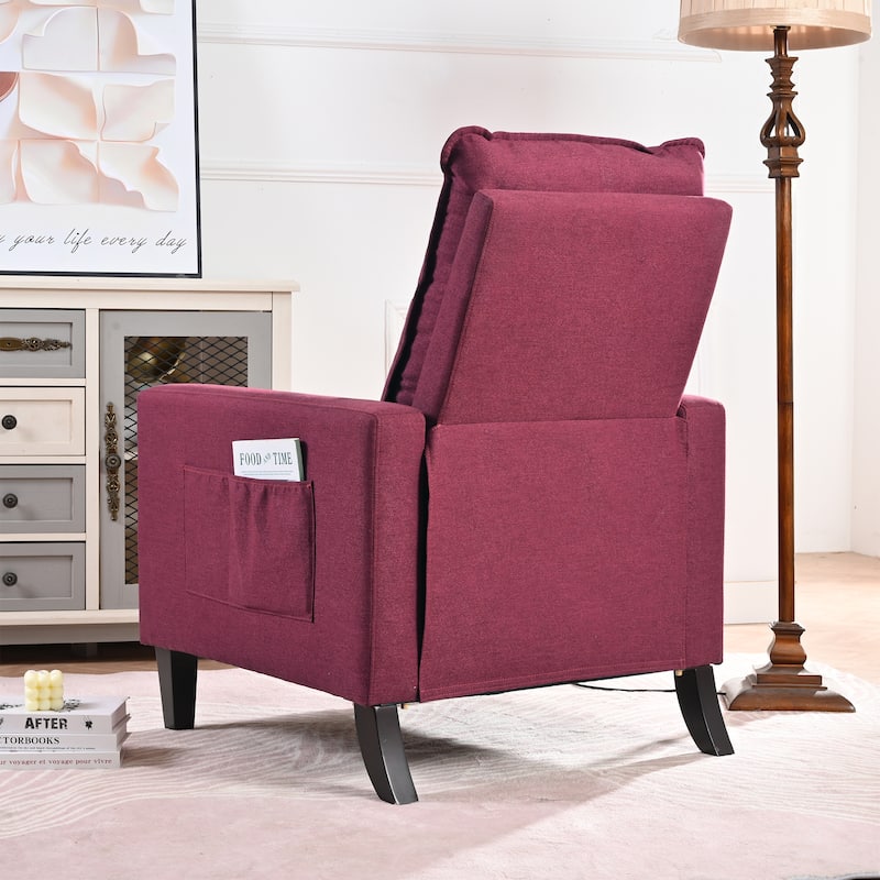 Adjustable Recliner Sofa for Adults with Mobile Phone Holder and Cup Holder