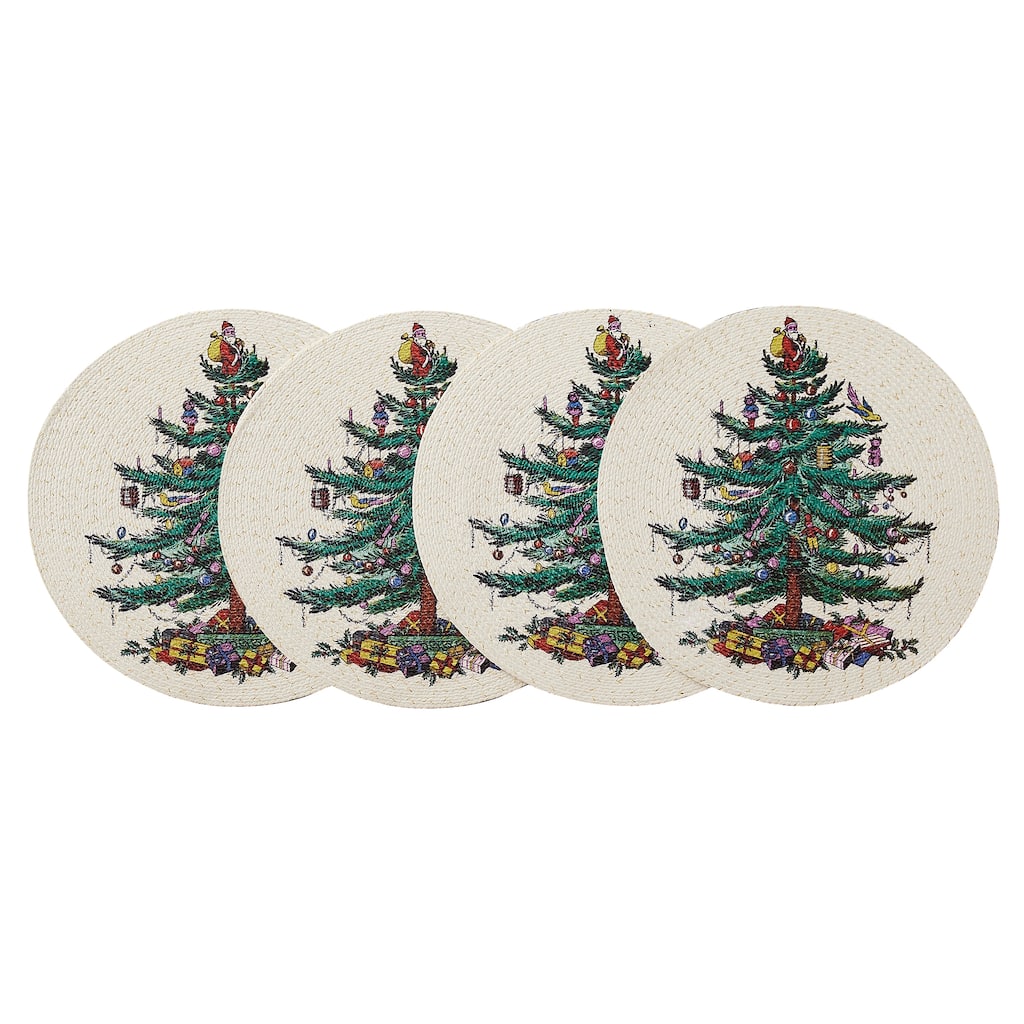 Spode� Christmas Tree Set of 4 Round Placemats