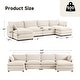 preview thumbnail 8 of 150, Corduroy Sectional Sofa with Removable Ottomans & Ultra-soft Cushions for Living Room & Bedroom