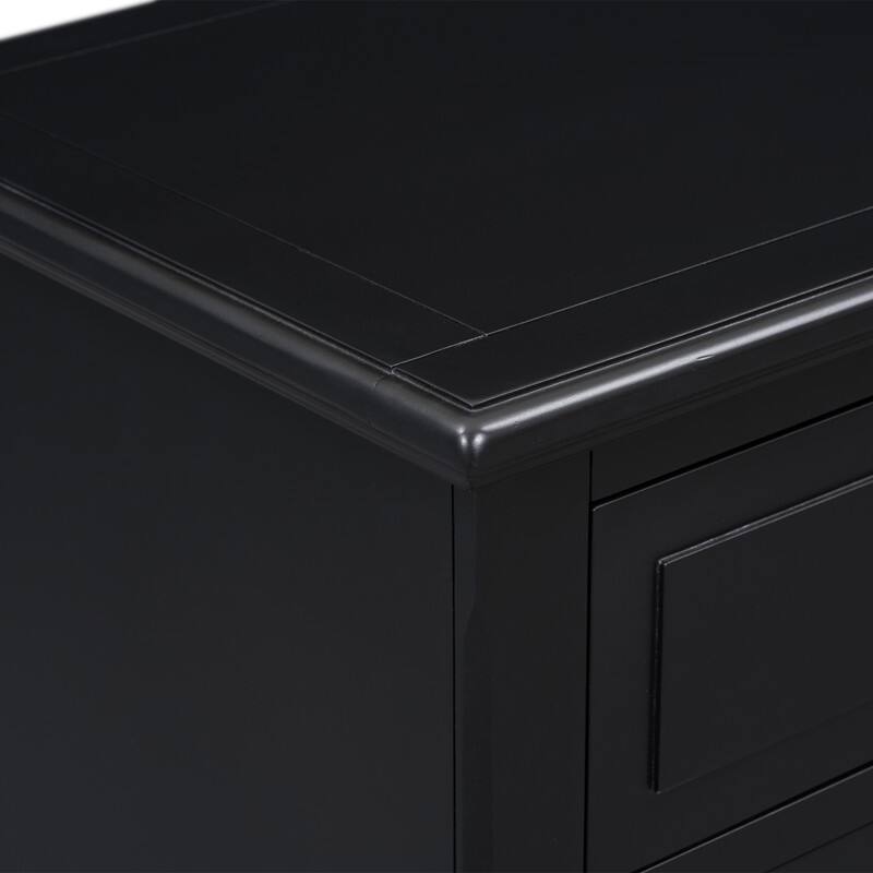 Middlebrook Solid Wood Storage 3-Drawer Nightstand Classic Nightstand