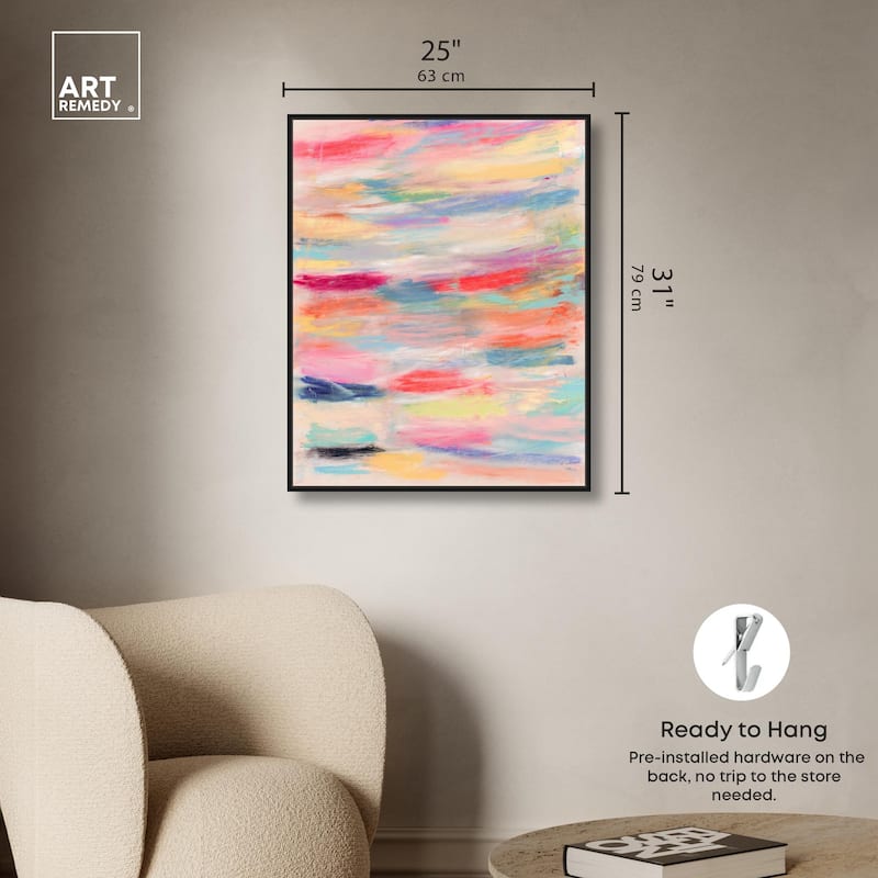 Color Play III Canvas by Art Remedy