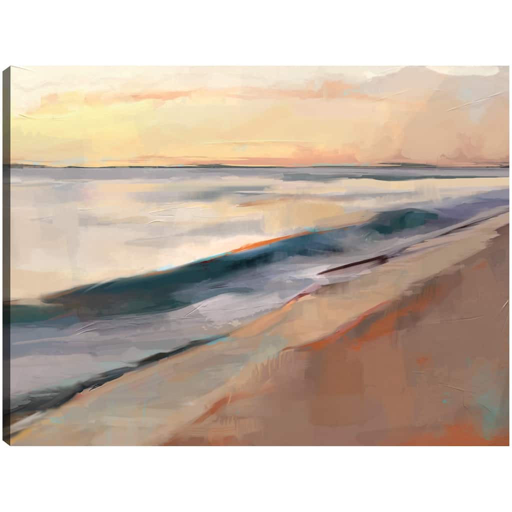Tidal Glow By Studio Arts Canvas Art Print