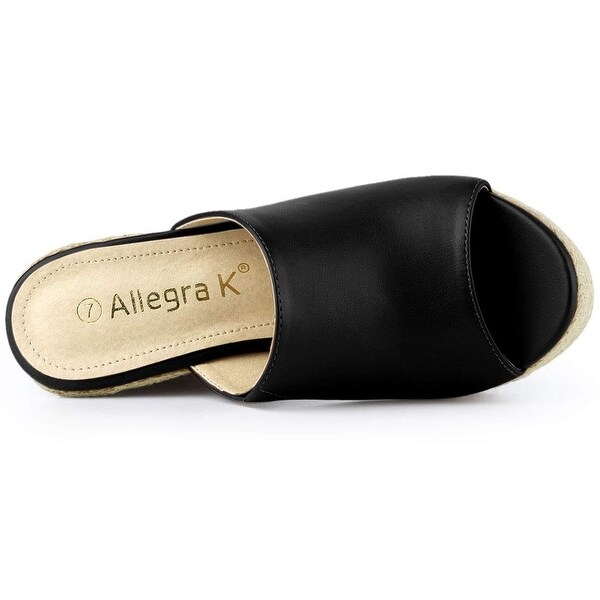 women's espadrille mules