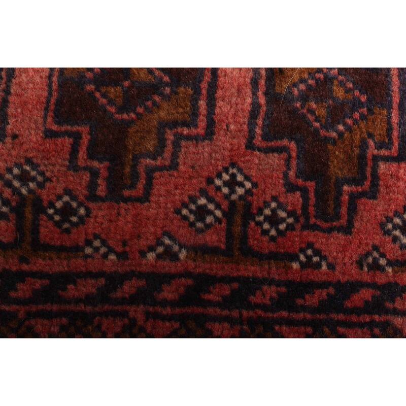 ECARPETGALLERY Hand-knotted Baluch Copper Wool Rug - 3'4 x 6'3