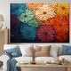 preview thumbnail 10 of 9, Designart "Mid Century Sunburst Serenade III" Mid-century Canvas Art Print