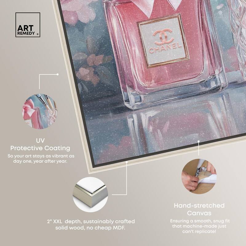 Love Dainty Perfume and Makeup Canvas by Art Remedy