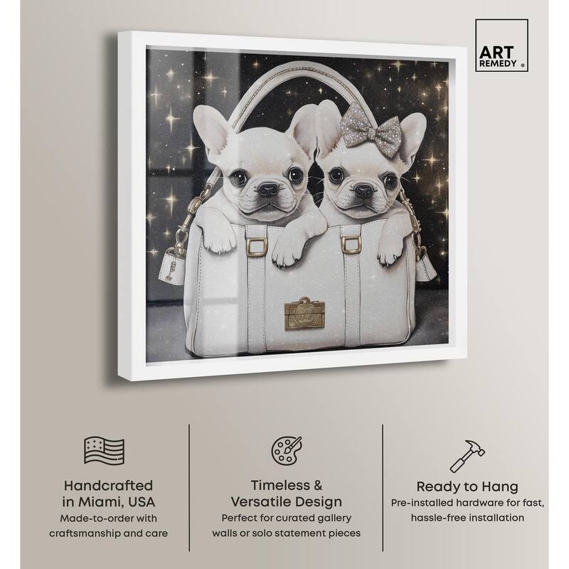 Constellation Frenchie Purse Shadowbox by Art Remedy