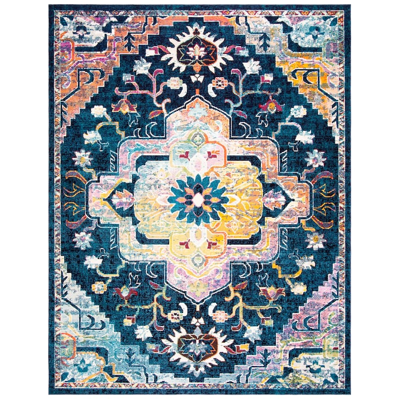 SAFAVIEH, Crystal Naimat Vintage Boho Medallion Rug