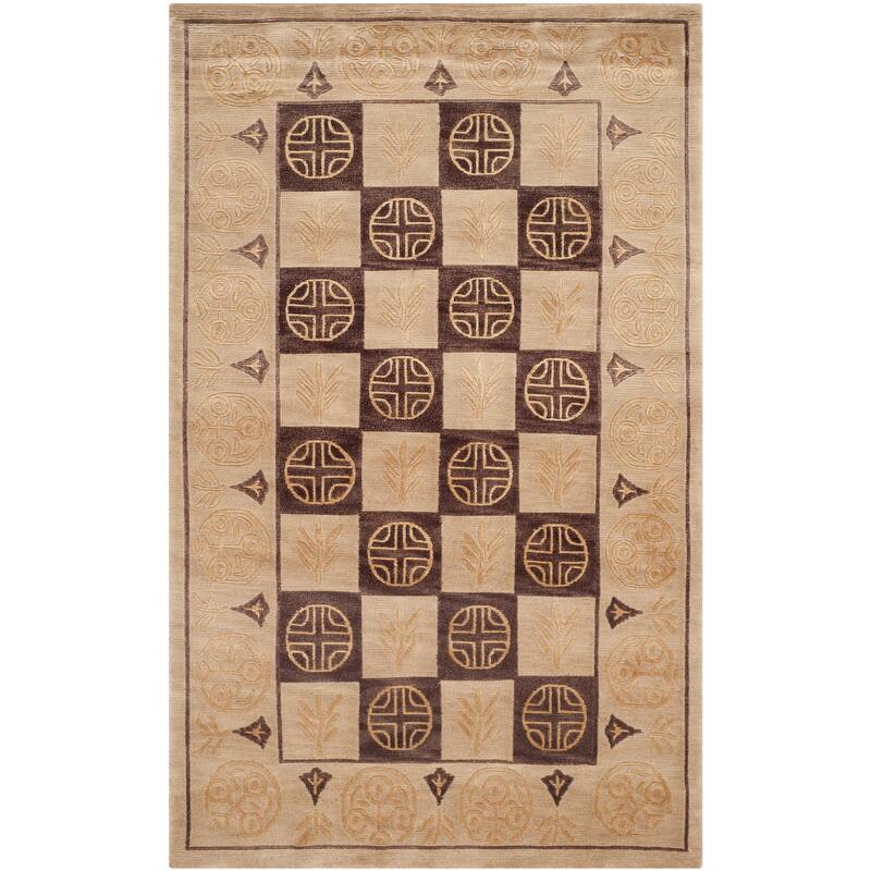 SAFAVIEH Couture Hand-knotted Tibetan Doriana Modern Wool Rug