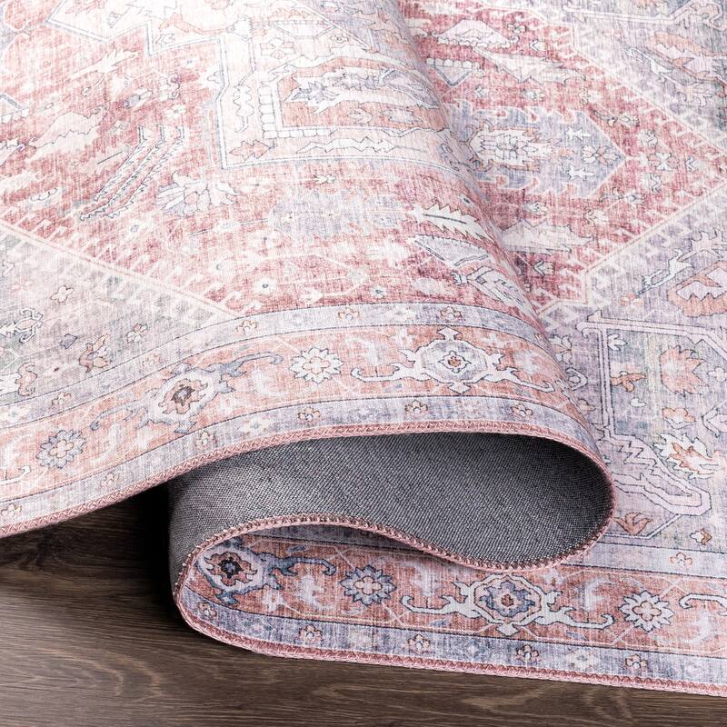 Livabliss Mitika Vintage Medallion Area Rug