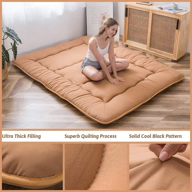 Futon Mattress, Japanese Style Floor Mattress Camping Mattress