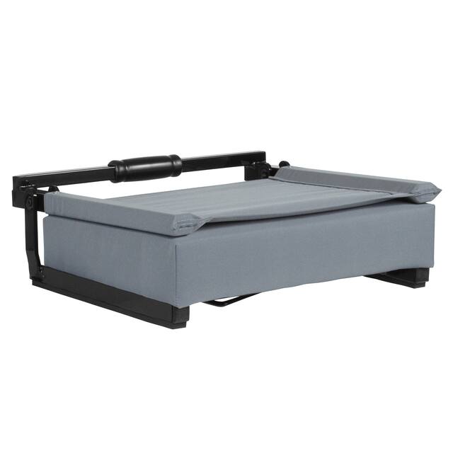 2 Pack 500 lb. Rated Lightweight Stadium Chair-Handle-Padded Seat