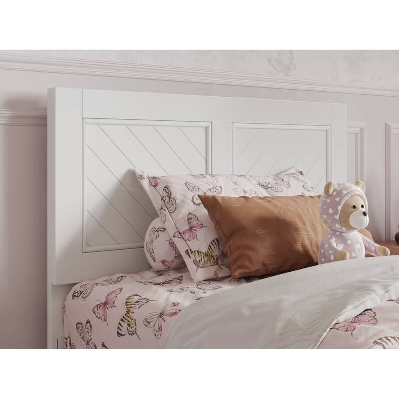 Clayton Platform Bed with Panel Footboard and Storage Drawers