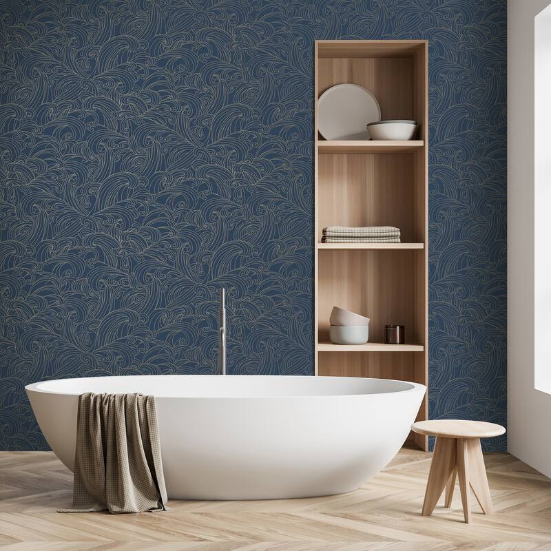 Veer Decor Big Wave Wallpaper