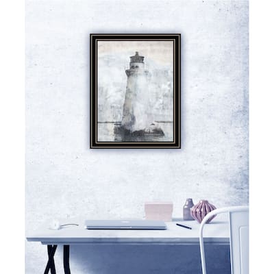 TrendyDecor4U Contemporary "Lighthouse" Framed Print Wall Art