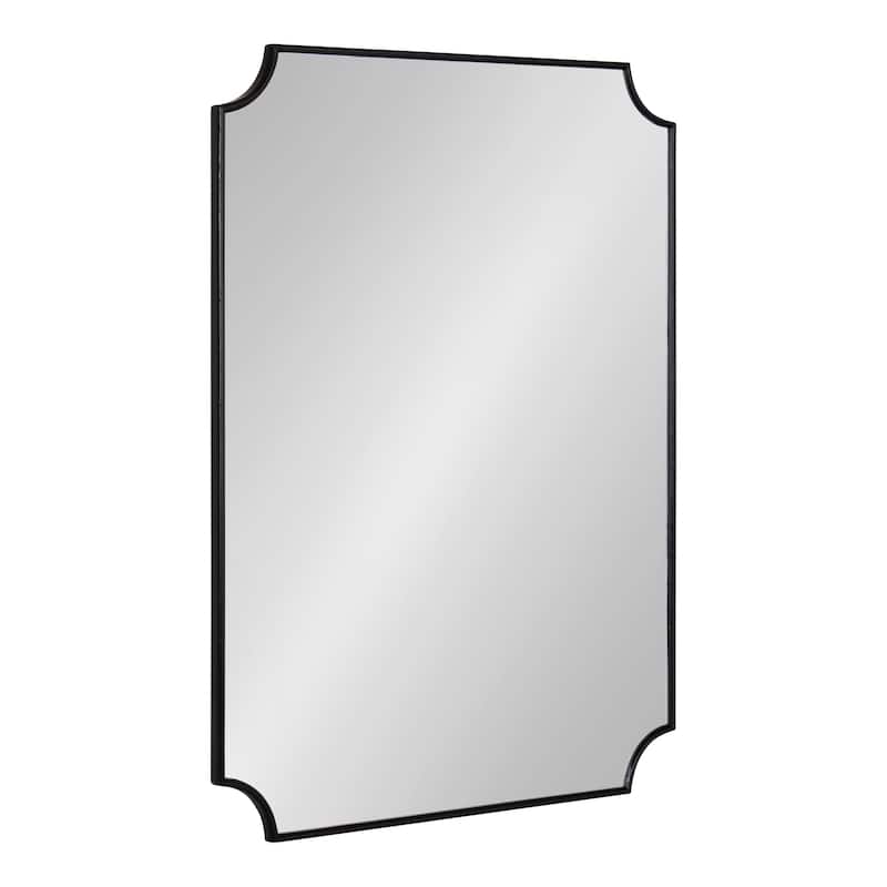 Kate and Laurel Healey Decorative Scallop Wall Mirror - 22x30