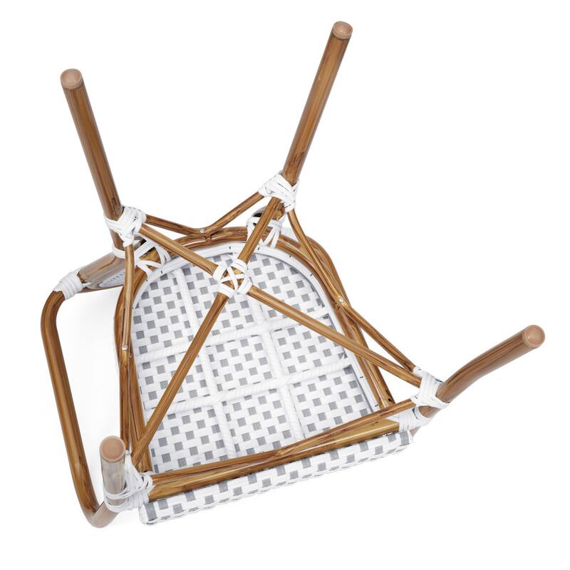 Stacking Bistro Chairs with Metal Frames