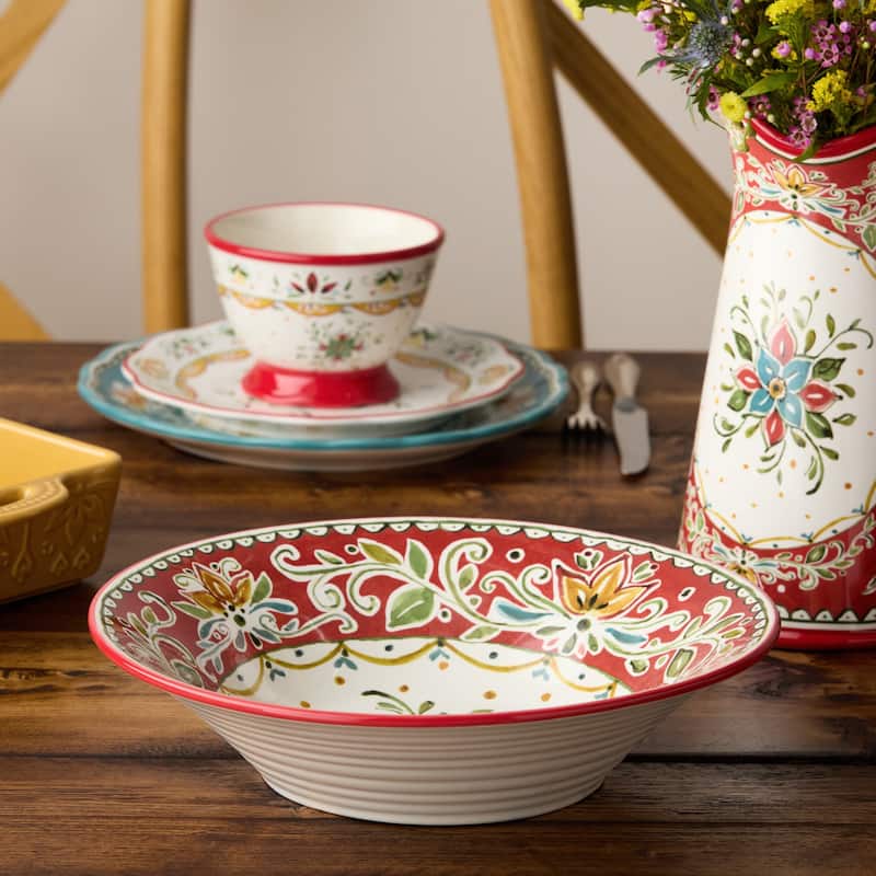 Certified International Provence Serving Bowl 13" x 3",104 oz. - 13'' W x 13'' D x 3'' H