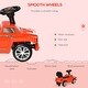 preview thumbnail 5 of 9, Kids Ride on Push Car, SUV Style Toddler Car with Horn, Music, Working Lights, and Hidden Storage for 18-36 Months - Red