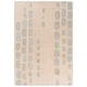 preview thumbnail 2 of 10, SAFAVIEH Hand-knotted Santa Fe Annabell Modern Wool Rug 10' x 14' - Beige/Slate Grey - Rectangle