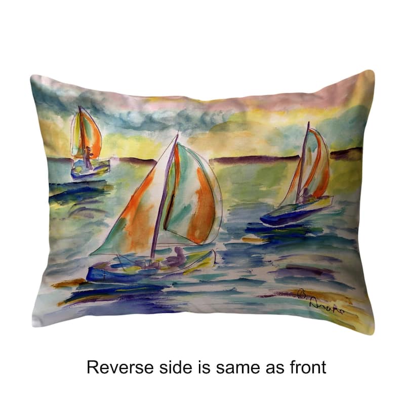 Sail Race Noncorded Pillow