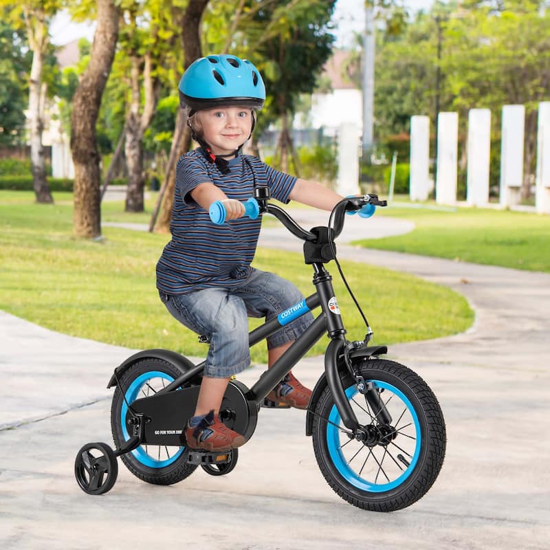 Costway 12" Kids Bike with Adjustable Saddle Handlebar Removable - See Details