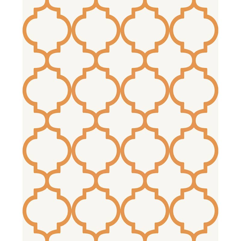 Graham & Brown Trellia Orange Wallpaper