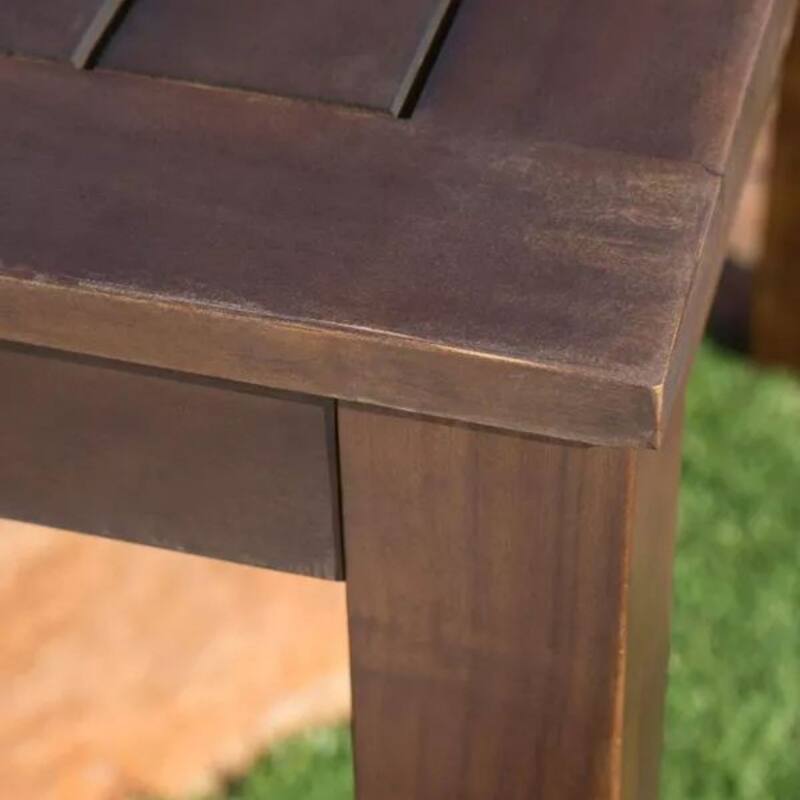 Patio Durable 69'' Acacia Wood Dining Table