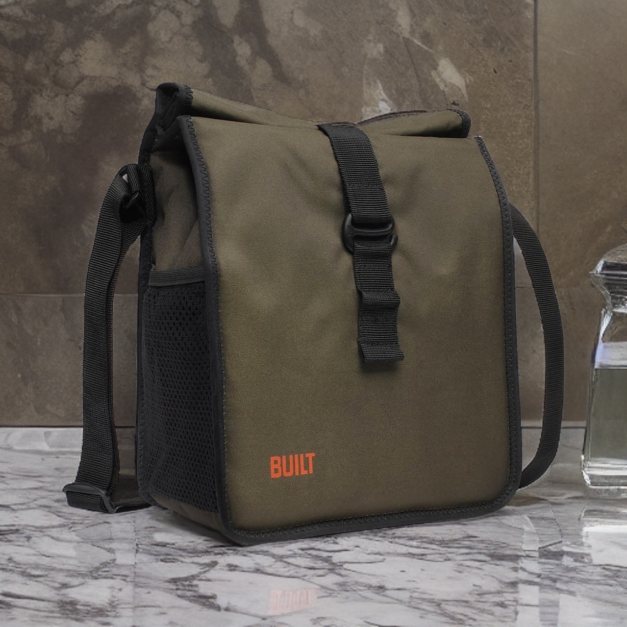 BUILT Crosstown Stain Resistant Insulated Lunch Bag On Sale