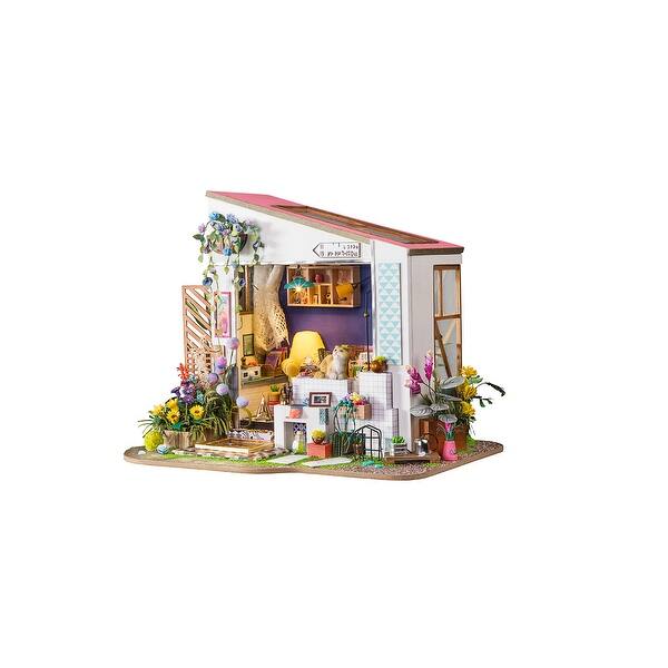 Shop Diy Miniature Dollhouse Kit 3d Wood Model W Furniture