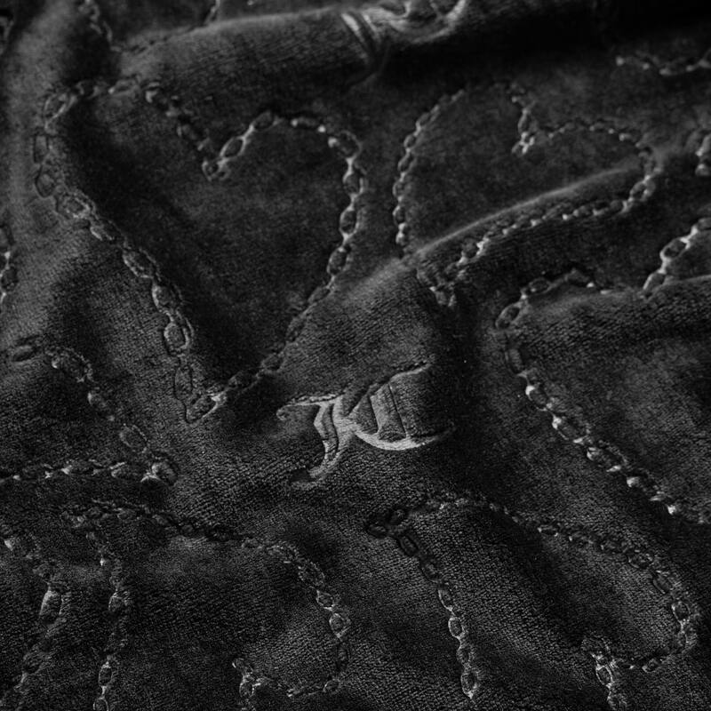 Juicy Couture 60"x70" Embossed Plush Throw Blankets