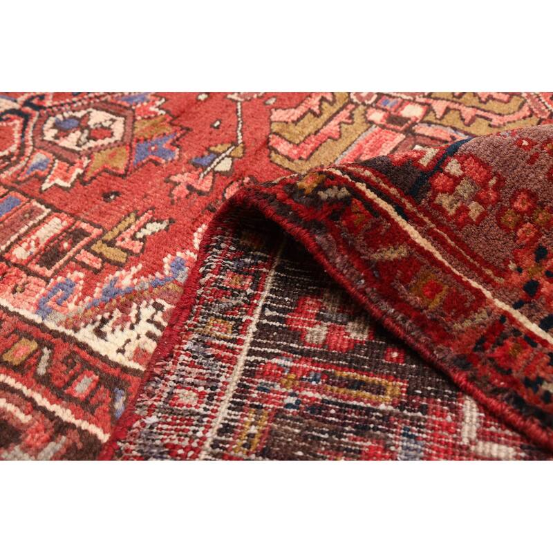 ECARPETGALLERY Hand-knotted Sarabi Dark Red Wool Rug - 9'8 x 13'0