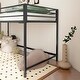 preview thumbnail 4 of 7, Twin loft bunk black