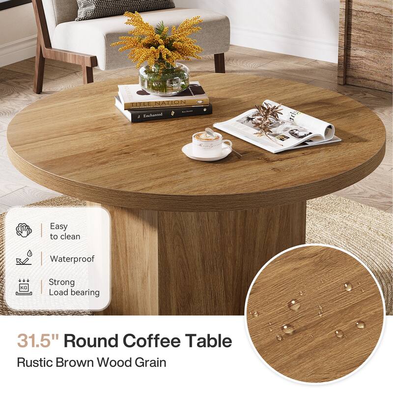 31.5-inch Round Coffee Table